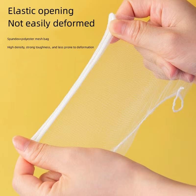 WEIYSHIGSH Kitchen Sink Strainer Mesh Bags - 200 Piece Disposable Sink Strainer Bags - Sink Strainers for Kitchen Sink Foods - Mesh Sink Strainers Fits All Sizes of Kitchen Drain Baskets