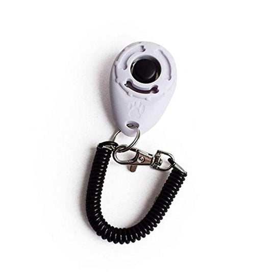 Dog Training Clicker Click Button Trainer Pet Puppy Obedience Aid Wrist