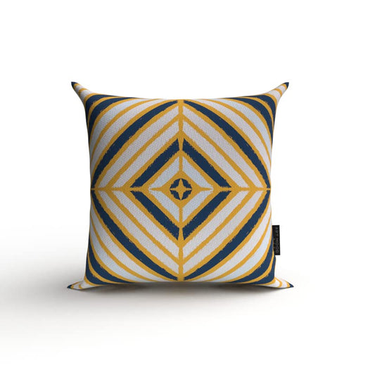 June Velvet Cushion Cover, a plush multicolor decorative pillow with a bright and joyful abstract summer theme, 40x40 cm, adds a luxurious texture and a burst of happy color to any room