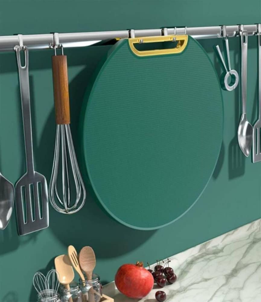 Plastic Cutting Boards for Kitchen - 3 Piece Chopping Board Set w/Easy Grip Handles