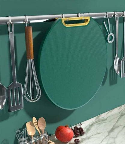 Plastic Cutting Boards for Kitchen - 3 Piece Chopping Board Set w/Easy Grip Handles