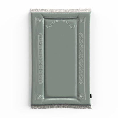 Sakina Padded Prayer Mat Soft Premium Velvet Face - Luxurious And Comfortable Prayer Rug With Elegant Design - Thickness Foam For An Ultimate Comfort Experience