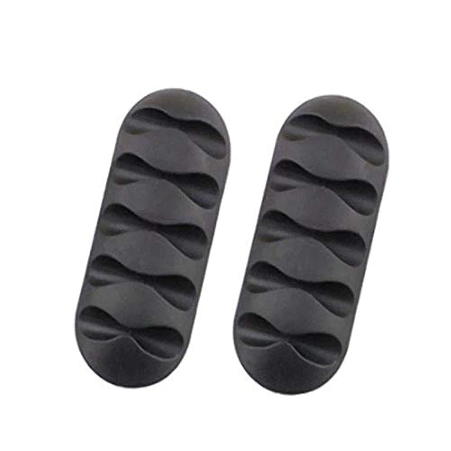 Fixing Clips Protector Clip Earphone cable Winder Organizer Charger cable Holder Fixing Clips (black colour)