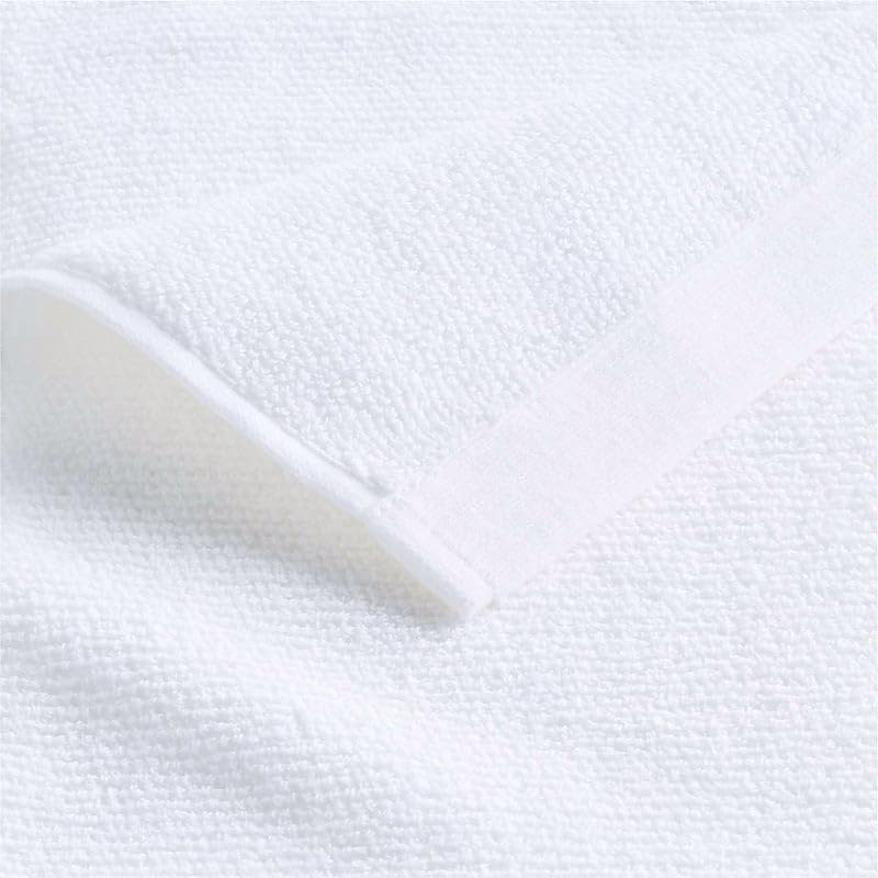 Hotel Cotton Set, White High GSM Soft and Absorbent Cotton, Multiple Size Bathroom Towels for Face, Hand, and Body, Daily Essentials