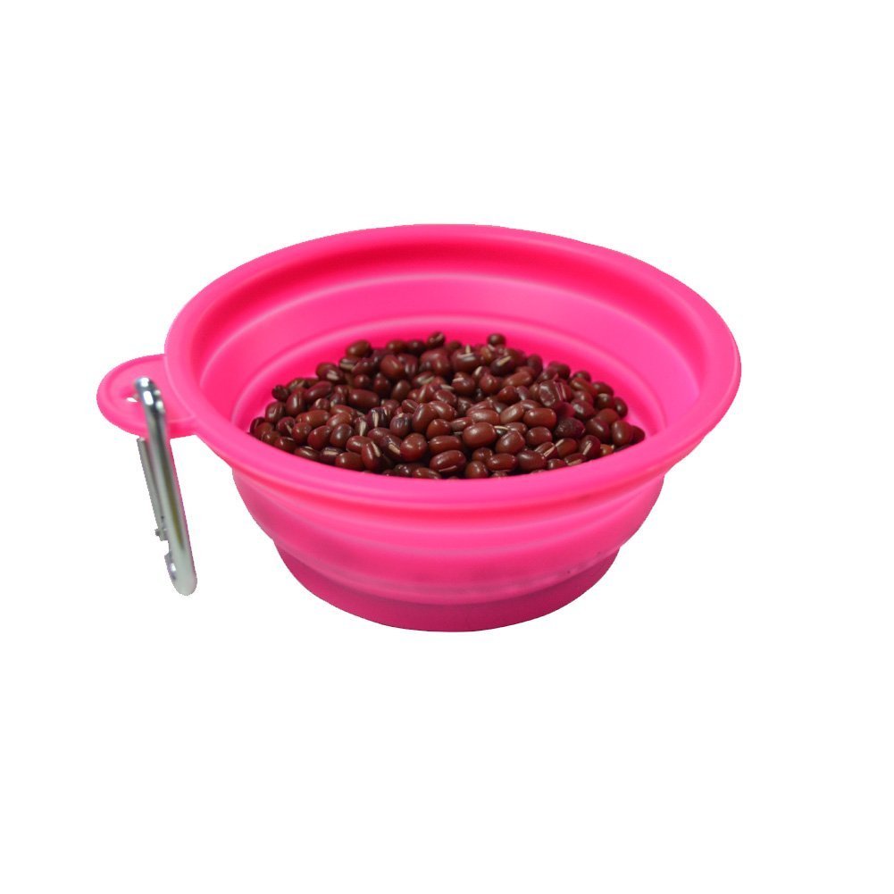 Silicone Collapsible Bowl, Portable Cup for Cat Pet Travel Water Food
