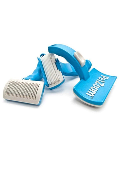 PetZoom Cats and Dogs Grooming Supply Pet Brushes and Combs in Blue