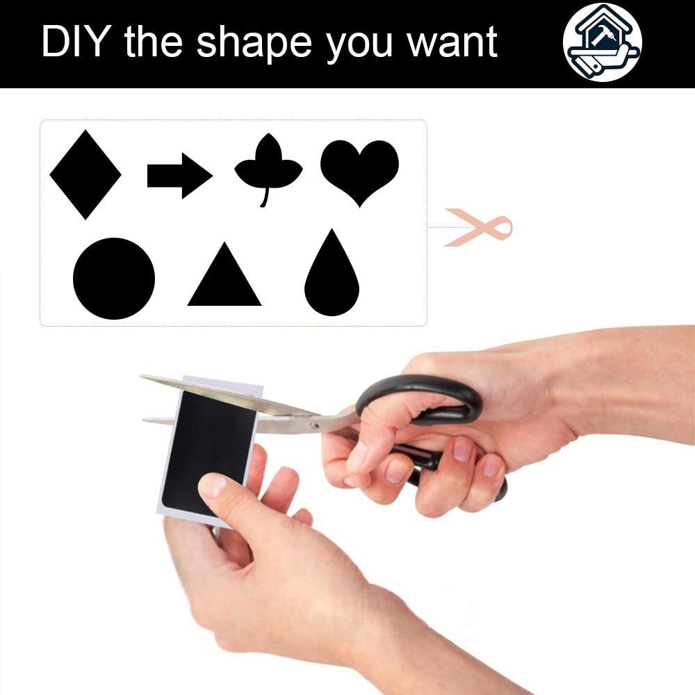 Premify 180 Chalkboard Labels & White Marker, Pantry and Storage Stickers for Jars, Kitchen Labels for Jars, Mason, Spice, Glass, Cups, Containers, Canisters, Bathroom, Laundry Room, Office Organizer