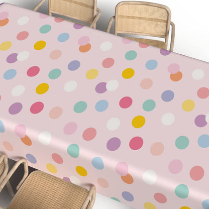 Tablecloth, Waterproof Polyester Fabric, Durable & Easy Care
