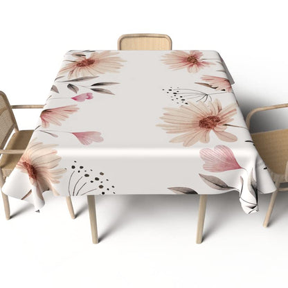 Tablecloth, Waterproof Polyester Fabric, Durable & Easy Care