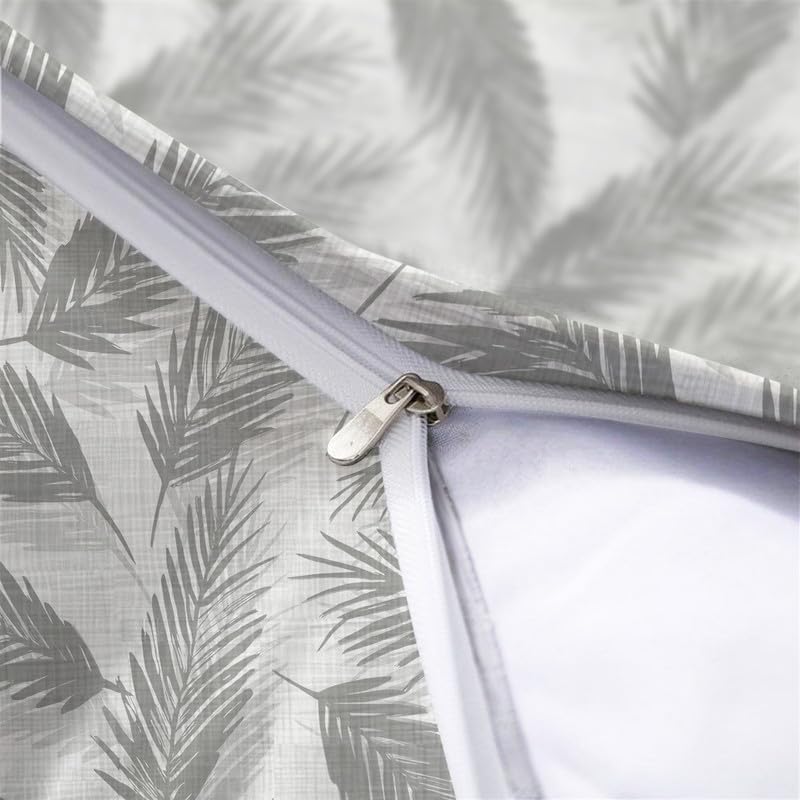 INTEX HOME Linen Velvet Cushion Set, Bella Leaf Pattern, Premium Soft Fabric, 40×40 cm, Turquoise, Elegant Living and Dining Room Decor, Comfortable and Durable Accent Pillows, 2 Pieces