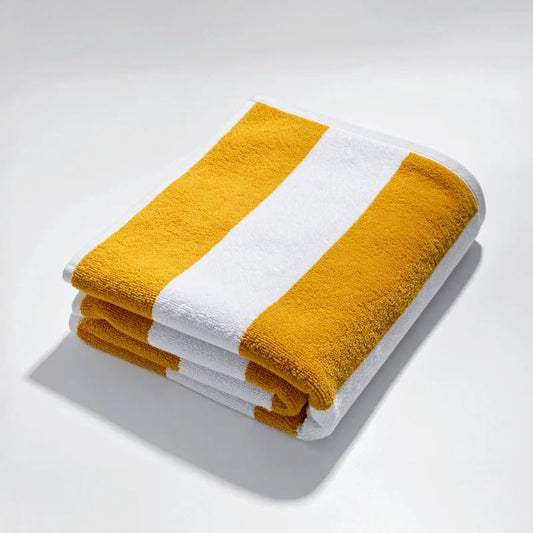 OverSized Beach Towel, 100×200cm Cotton, Ultra Absorbent Soft White Towel for Pool Beach Spa and Travel, Cotton Towel for Lounging and Drying
