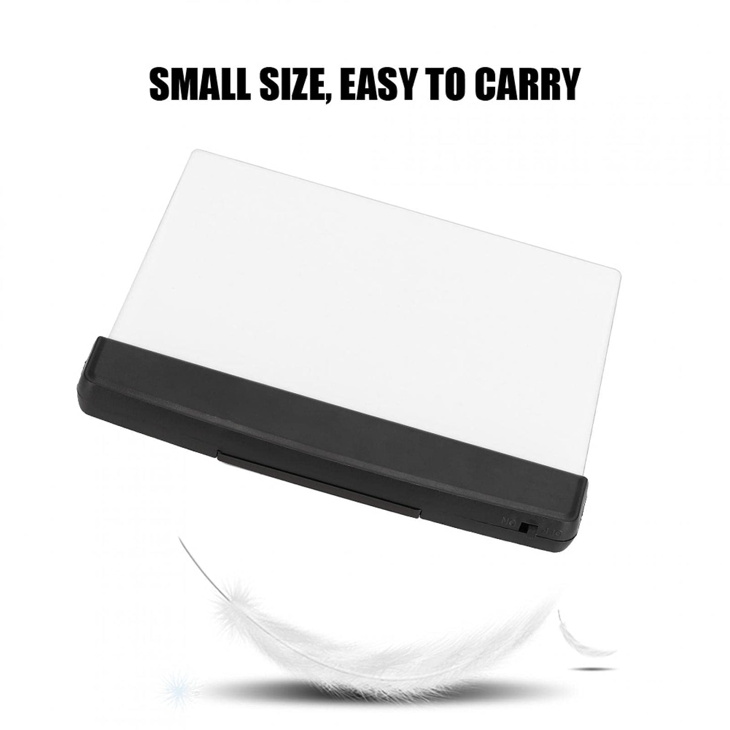 Weohoviy Book Reading Light, Ultra Thin Flat Book Light, Eye Care Book Page Light and Bookmark Light Reading in Bed