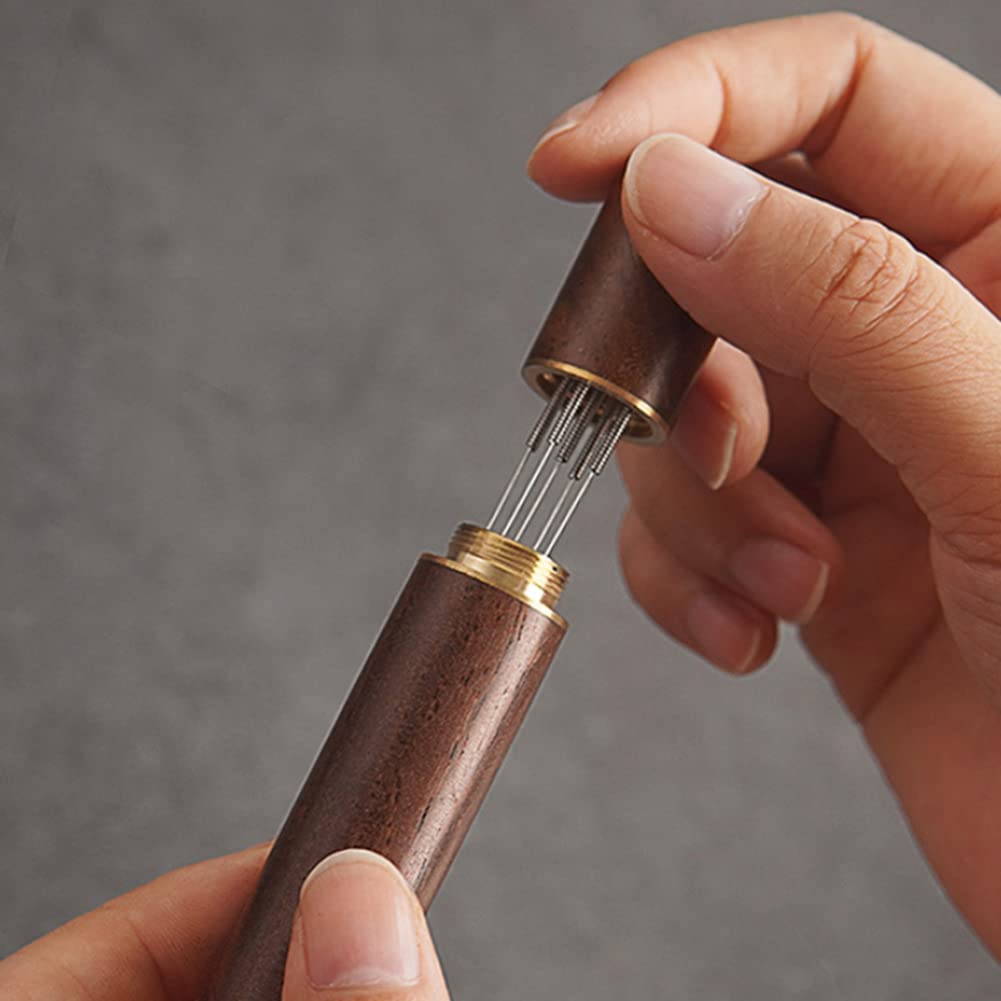 Bonace Coffee Tamper Stainless Steel Needles Espresso Powder Stirrrer Distributor Leveler WDT Tools Cafe Stirring Accessories B