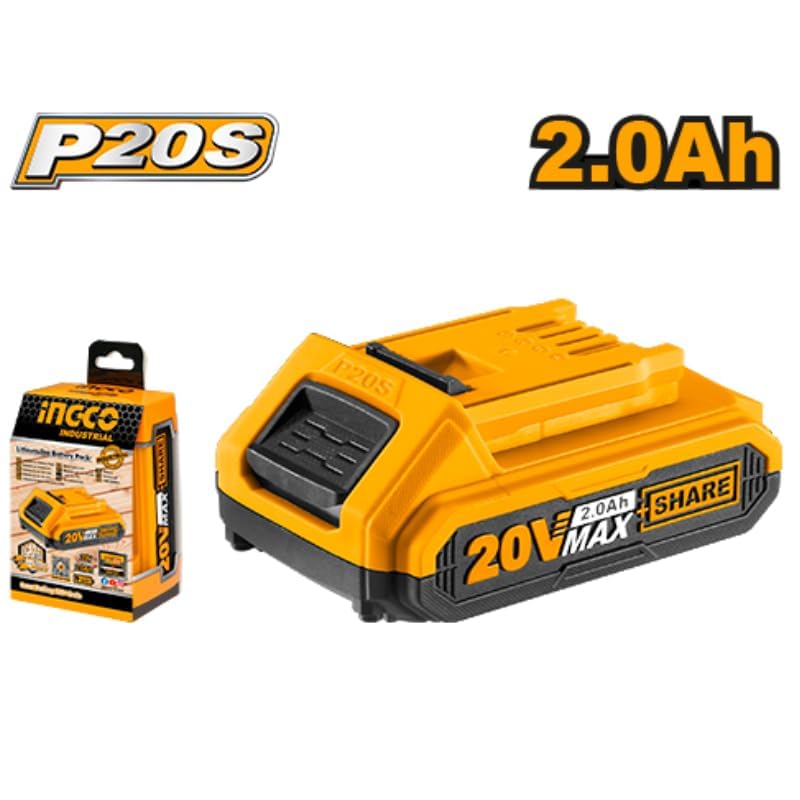 Ingco FBLI20011 20V Lithium Battery 2.0Ah
