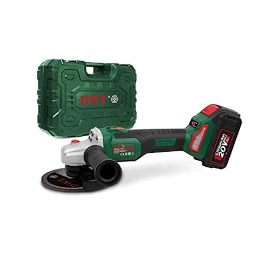 DWT AWS-20D-2H BMC Brushless Angle Grinder 125mm, 20V,4 AH