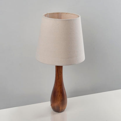 اباجورة بولنج بنى مصنوعه من خشب الزان الطبيعي NAGAFA Shop, wooden bowling lamp TB67-BN-WH