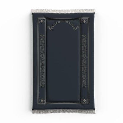 Sakina Padded Prayer Mat Soft Premium Velvet Face - Luxurious And Comfortable Prayer Rug With Elegant Design - Thickness Foam For An Ultimate Comfort Experience