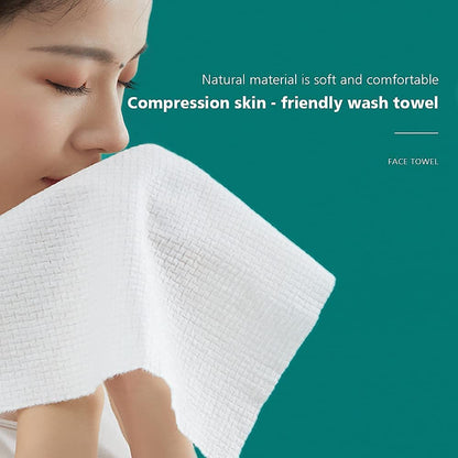 ZUOMIDIE 20 Pcs thickened compressed towel, Traveling Disposable Portable Compression Face Towel Cotton Washcloth for Travel, Home,Camping and Other Outdoor Activities