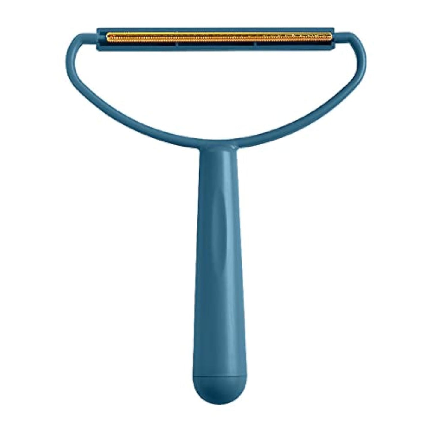 Portable Lint Remover,Lint Roller,Manual Clothes Fuzz Shaver, Reusable Double Hair Remove Brush for Sweater Woven Coat,Carpet, Knitted, Pet Hair (Blue)