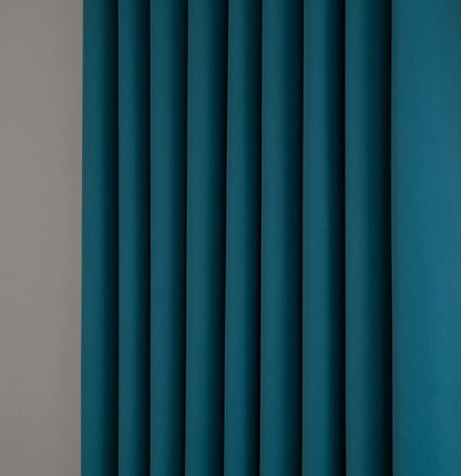 INtex CURTAINS HOUSE Luxury Blackout Curtains-Steel grommets-thermal Insulated fabric-for room Darkness (200W X 270L CM, Dark red)