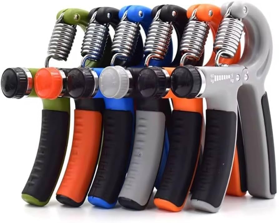RX Hand grip strengthener, adjustable resistance hand grip for exercises - Multicolor