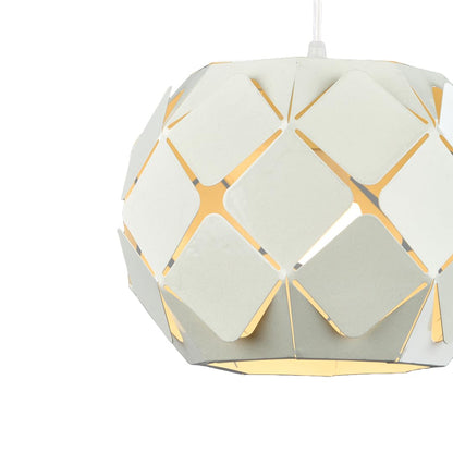 Nagafa Shop RW7007-1 Modern Galaxy Pendant, White