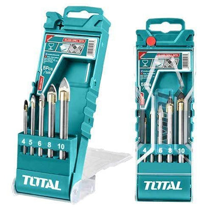 TOTAL TOOLS TACSD7256 GLASS DRILL BITS 5PCS
