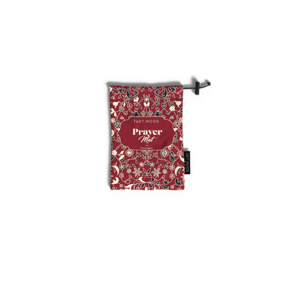 Al-Rawda Portable Prayer Mat, a Waterproof and Lightweight Travel-Friendly Rug that fits in your Pocket, Red, Durable and Comfortable for Outdoor and Indoor Use, Ensures a Clean Space for Salah