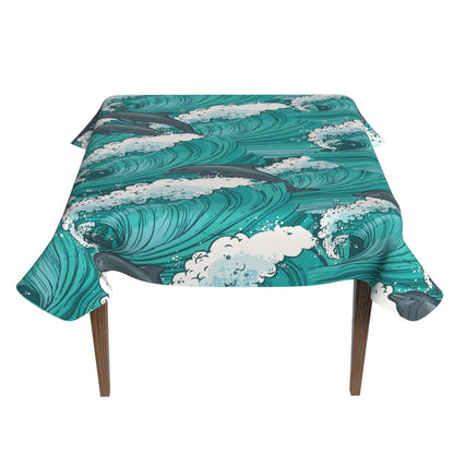 Waterproof Tablecloth, Durable Decorative Dining Cover