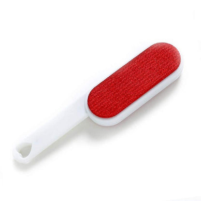 Pet's hair remover cleaning brush (red/white)