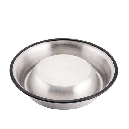 Stainless Steel Dog Bowls Set, 2 Pack No Slip Dog Bowls with Rubber Base for Medium