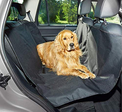 Car Back Water-proof Seat Cover Pet for Cat Dog Protector Mat Rear Safety Travel Black