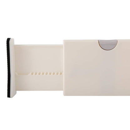 12pcs Adjustable Drawer Dividers Organizer Separators Expandable from 11-17", Plastic Dresser Organizer for Kitchen Bedroom Bathroom Office Desk Closet Clothing