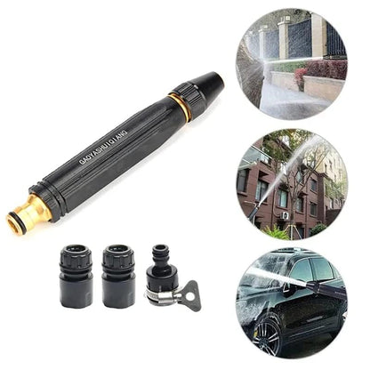 1 Set Portable High Pressure Washing Water Gun,Direct Spray Gun, New Direct Spray Car Wash Water Gun, Car Wash Garden Watering Tool,Black High Pressure Nozzle.