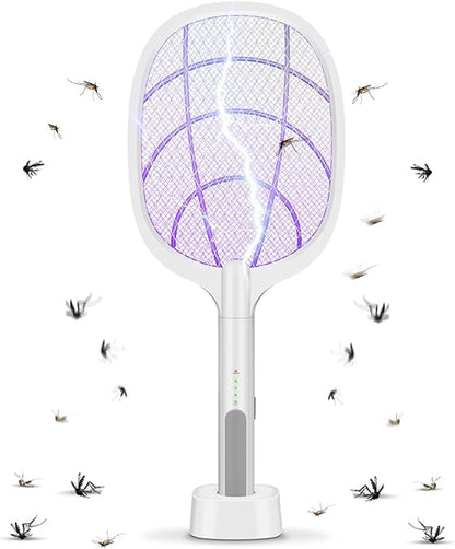 نجقة شوب مضرب بعوض كهربائي قابل لاعادة الشحن USB Rechargeable Electric Mosquito Swatter T-196