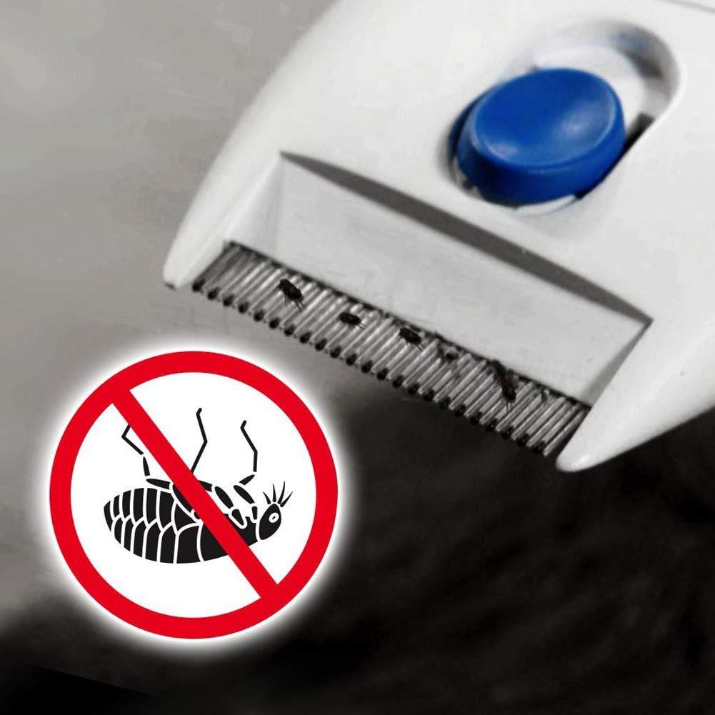 Electrical Pet head lice comb flea comb electric lift lice device to lice eggs physical clean
