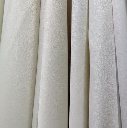 Faux Linen Textured Curtains Durable Fabric-Light Filtering Drapes forLiving Rooms Reception and Bedroom - Steel Grommets - Single Panel