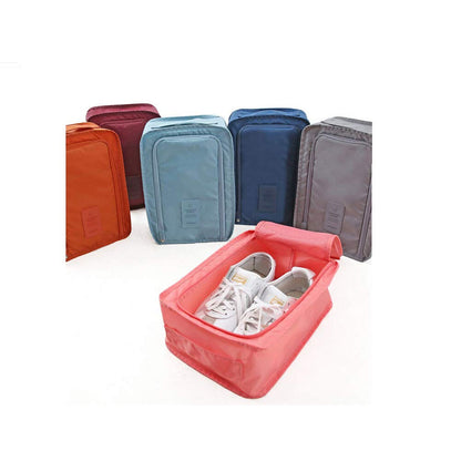 Cabilock Shoes Bag Travel Shoes Storage Bag Waterproof Portable Shoes Package Bag Packing Cubes Storage Bag (Grey)