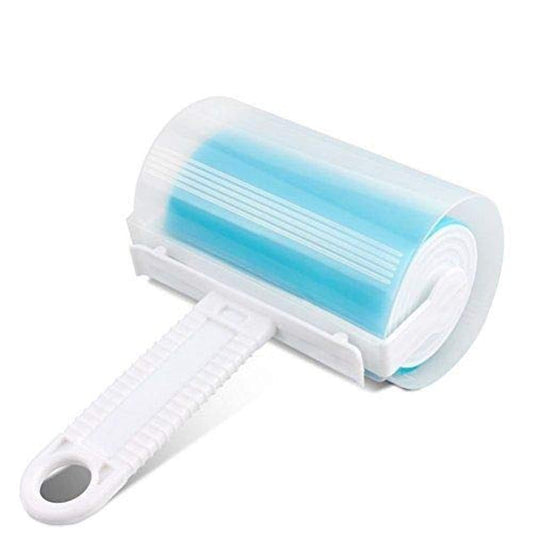 Washable Pets Hair Pick-Up Removal Adhesive Roller - White
