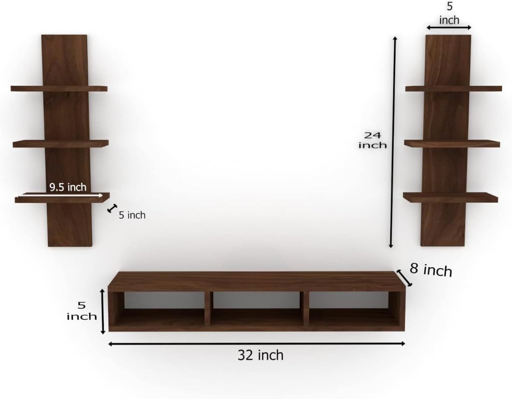 Wooden Bookcase for Kids with 5 Sections, Decorative Storage Unit and Floor Standing File Cabinet for Study or Playroom, 80cm Tall in Beige Manufactured Wood
