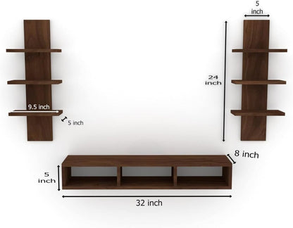Wooden Bookcase for Kids with 5 Sections, Decorative Storage Unit and Floor Standing File Cabinet for Study or Playroom, 80cm Tall in Beige Manufactured Wood
