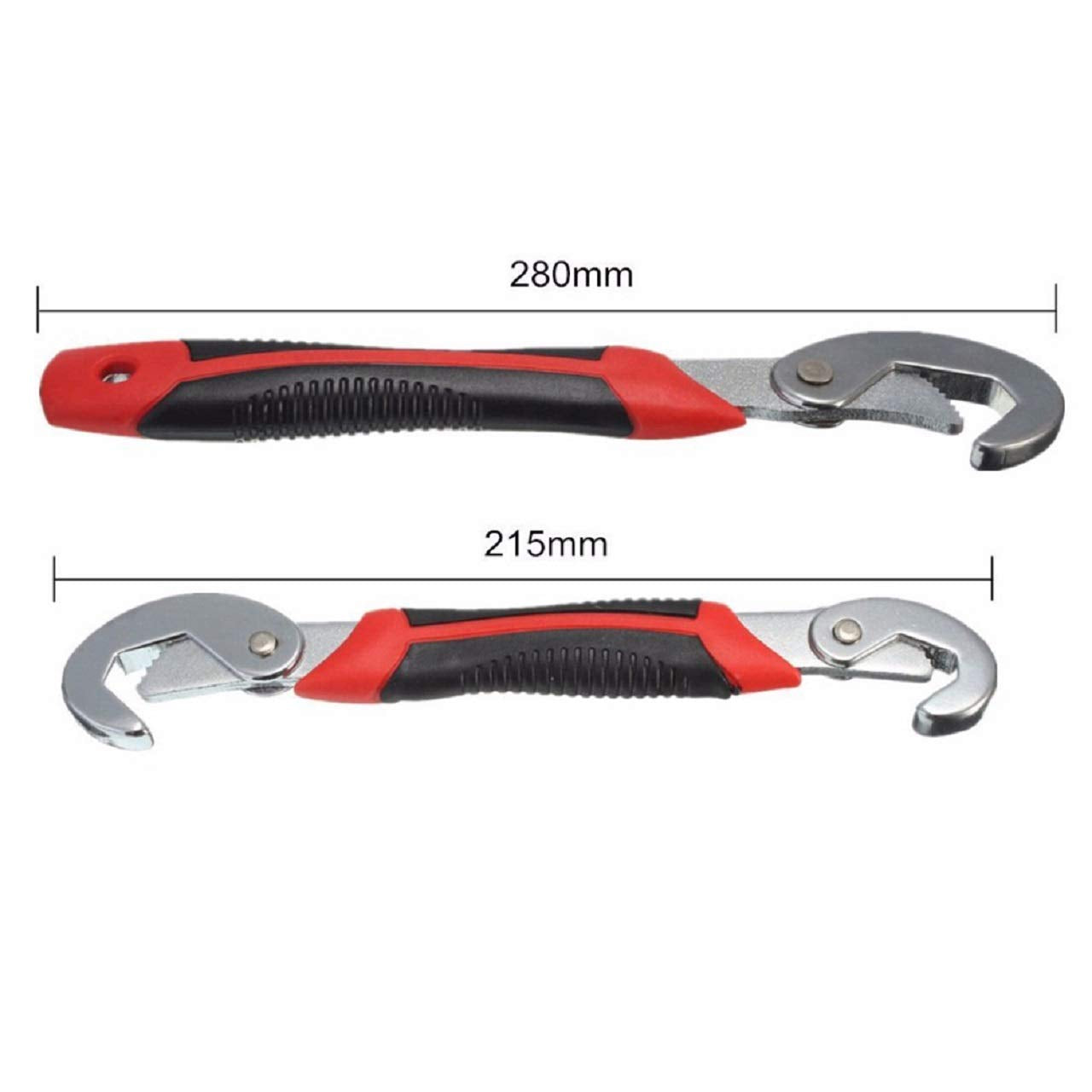 TK.Felly Universal Wrench, Large and Small, Set of 2, Compatible Dimensions Approx. 0.4 - 1.3 inches (9 - 32 mm), Monkey Wrench, Alternative Tool, Spanner, Plumbing, Water Supply