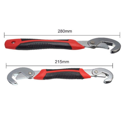 TK.Felly Universal Wrench, Large and Small, Set of 2, Compatible Dimensions Approx. 0.4 - 1.3 inches (9 - 32 mm), Monkey Wrench, Alternative Tool, Spanner, Plumbing, Water Supply