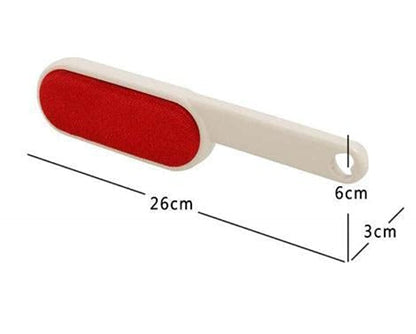 Double sided lint remover brush velour surface for pet fur and lint remover pet hair