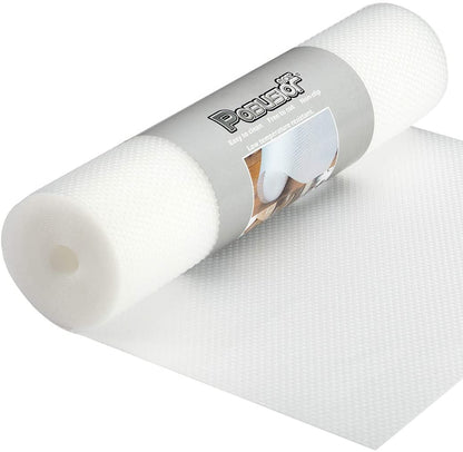 Shelf Liner Waterproof, Cabinet Liners - Easy to Cut Cupboard Liner for Under The Sink, Kitchen Drawer, Pantry, Shelves, Storage, Desks(20"x300" Wide,Clear)