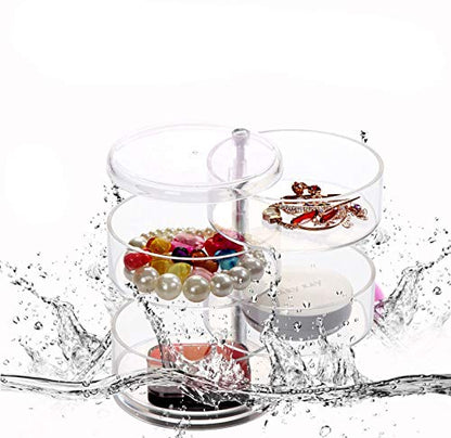 Stackable Storage Hair Accessories Organizer Jewellery Trays Clear Accessories Containers