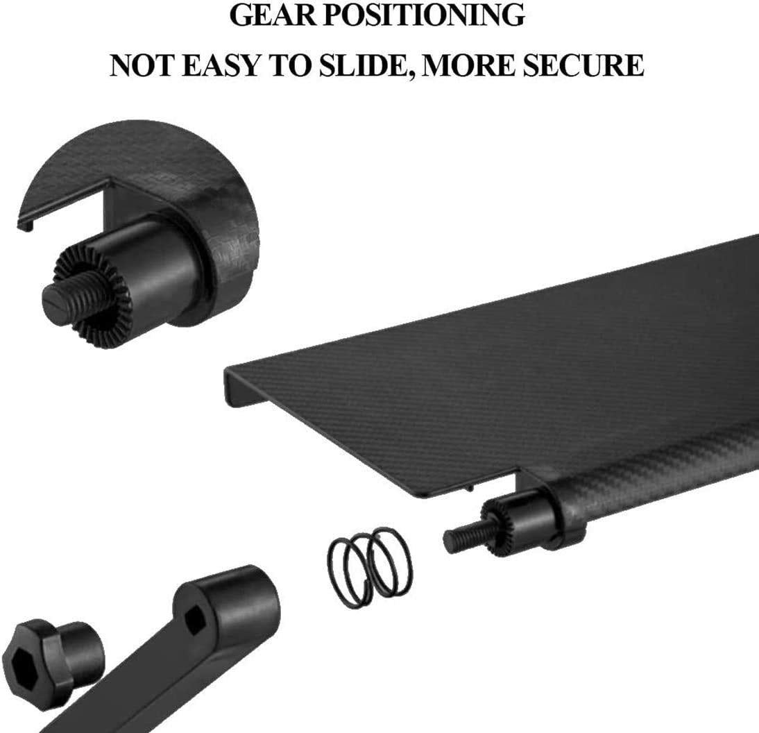 Friusate TV Adjustable Screen Rack - Foldable Monitor Top Shelf with Mount Organizer Stand, Bracket Holder for Cable Box, TV, Camera Frames, Remote & Home Decor