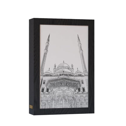 Natrual Wood 2 In 1 Photo Lighting Frame