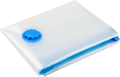 Home Brand Vacuum Storage Bag 70 x 100cm,Space Saver Bag, Reusable Compression Bag Space Saver, Vacuum Bag for Packing, Clothes, Bedding, Travel, Clear, 6Pcs