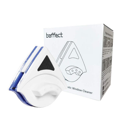 Baffect Home Double Side Magnetic Window Cleaner Ultra-Strong Both Side Glass Surface Cleaning Brush Wiper Tools with ergonomic handle design for High-rise and Car Glazed Windows Thickness (3-8mm)